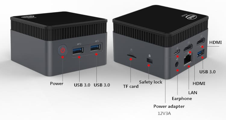 手のひらサイズの新型。72mm角の「ZX01」はCeleron N5105搭載で180ドル