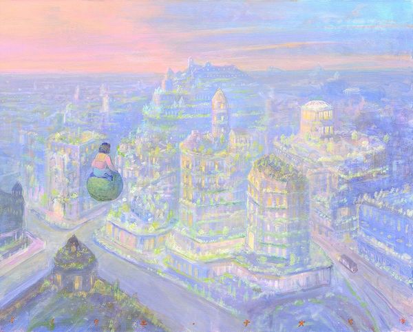 特別価格！井上直久「保証書付」人形師の家 額装済 ジブリ「耳をすませ