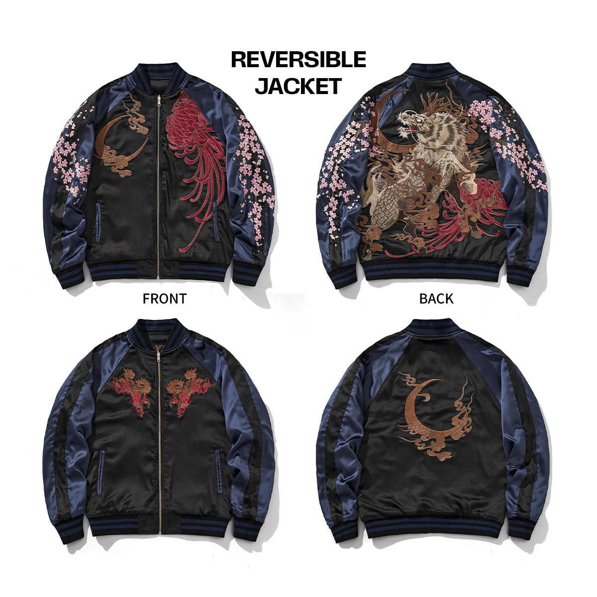 Eternal Blossoms Reversible Sukajan Jacket – Galartsy