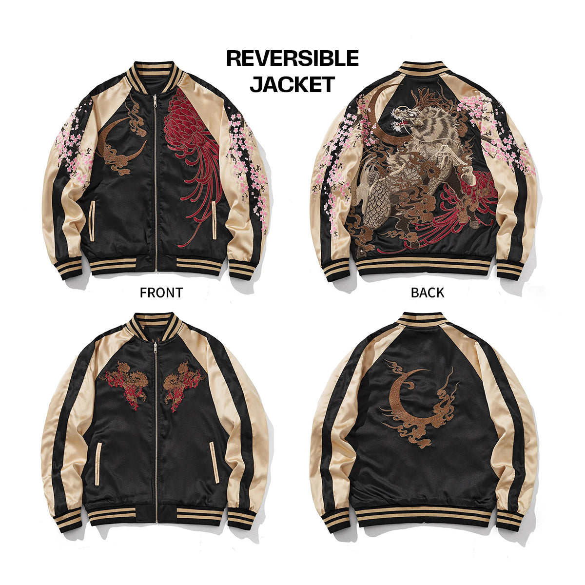Eternal Blossoms Reversible Sukajan Jacket – Galartsy