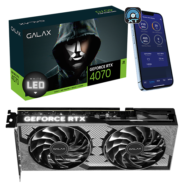 GeForce RTX™ 4070 1-Click OC 2X V2 GALAX