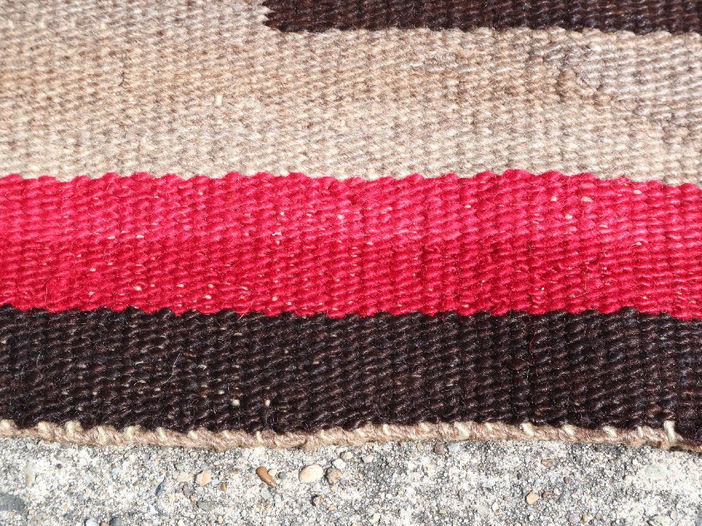 1920年代～ 111cm × 71.5cm ” 卍 スワスティカ ” ビンテージ ナバホ