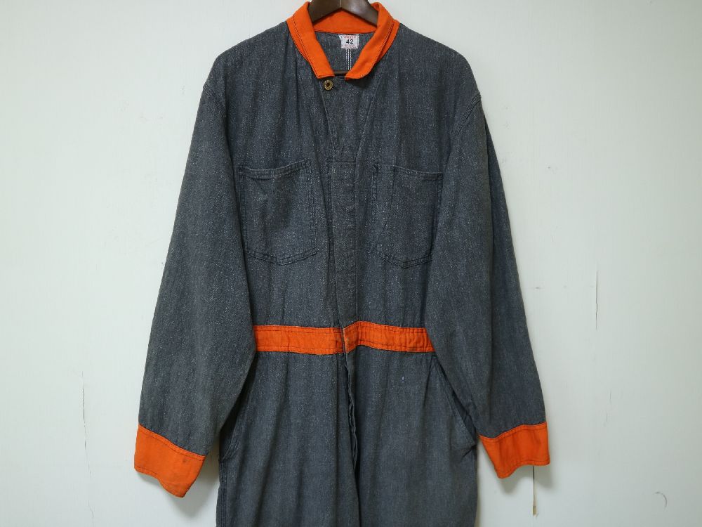 50s TIMKEN チェーンステッチ 刺繍 黒シャン ブラック シャンブレー