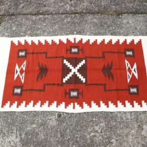 1920年代～ 111cm × 71.5cm ” 卍 スワスティカ ” ビンテージ ナバホ