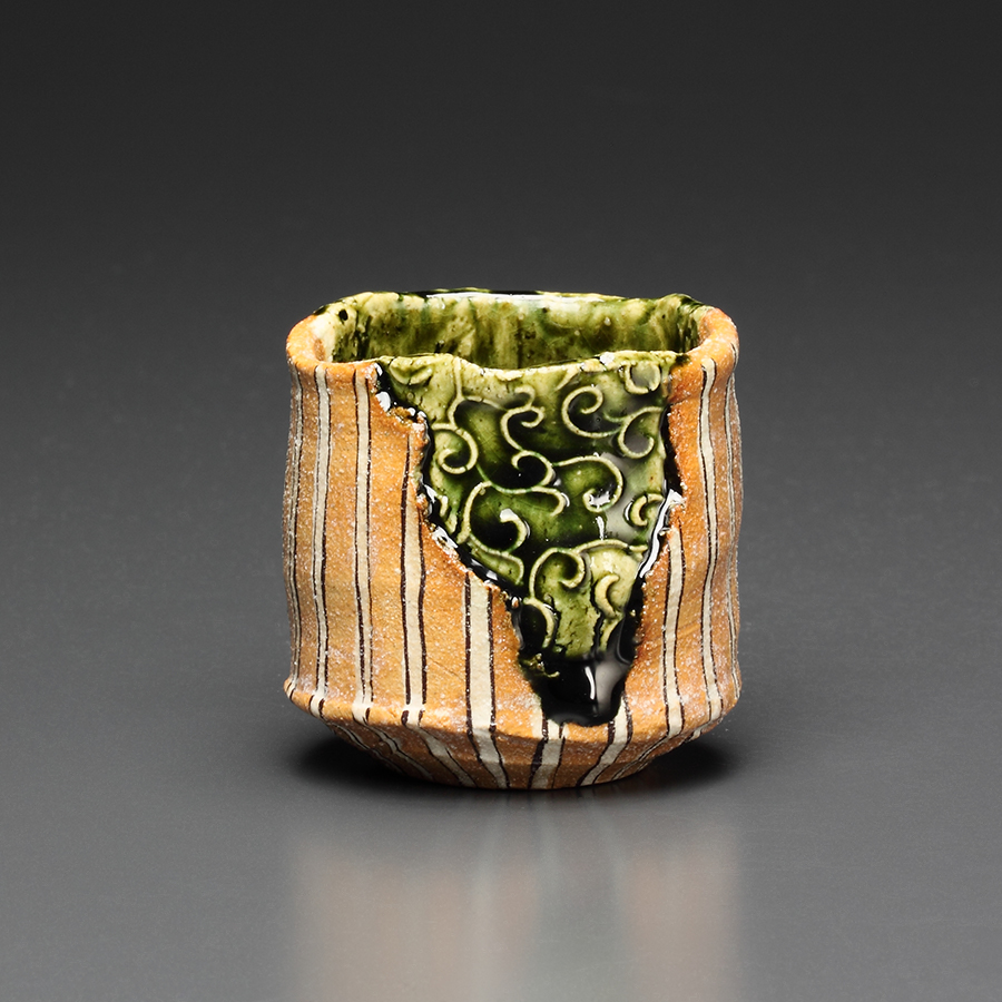 山口 真人 鳴海織部ぐい呑 (YM61 ) | ギャラリーラボ