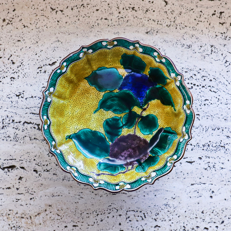 4代須田菁華 古九谷写輪花鉢 – Gallery Nisui