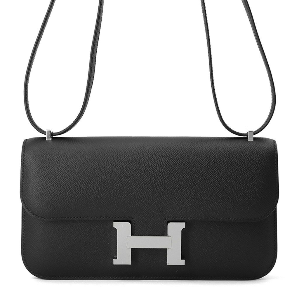 エルメス コンスタンス エラン ミロワール ブラック/シルバー金具