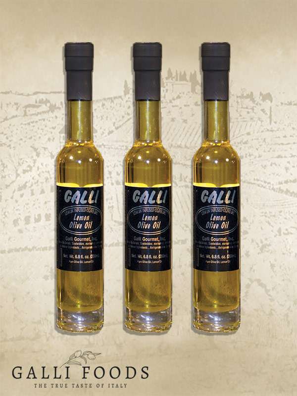 Lemon Flavored Olive Oil – 3 Pck – Galli Foods