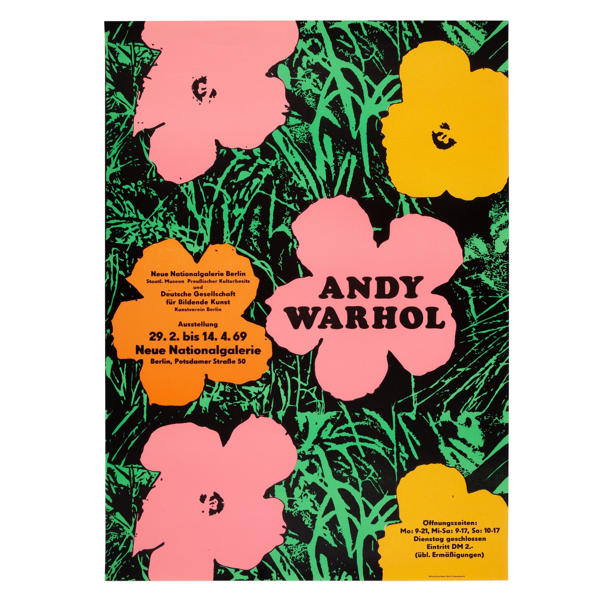 Andy Warhol Flowers Vintage Poster | Gagosian Shop