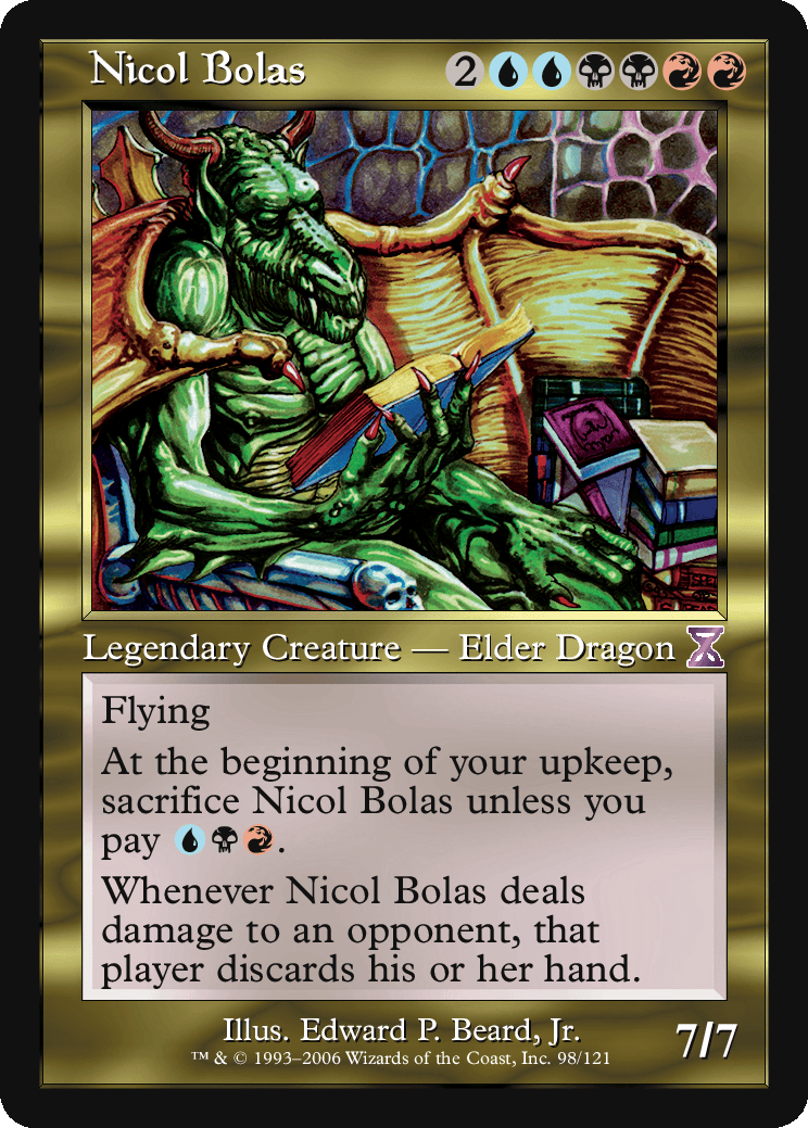 Nicol Bolas MTG - Time Spiral 