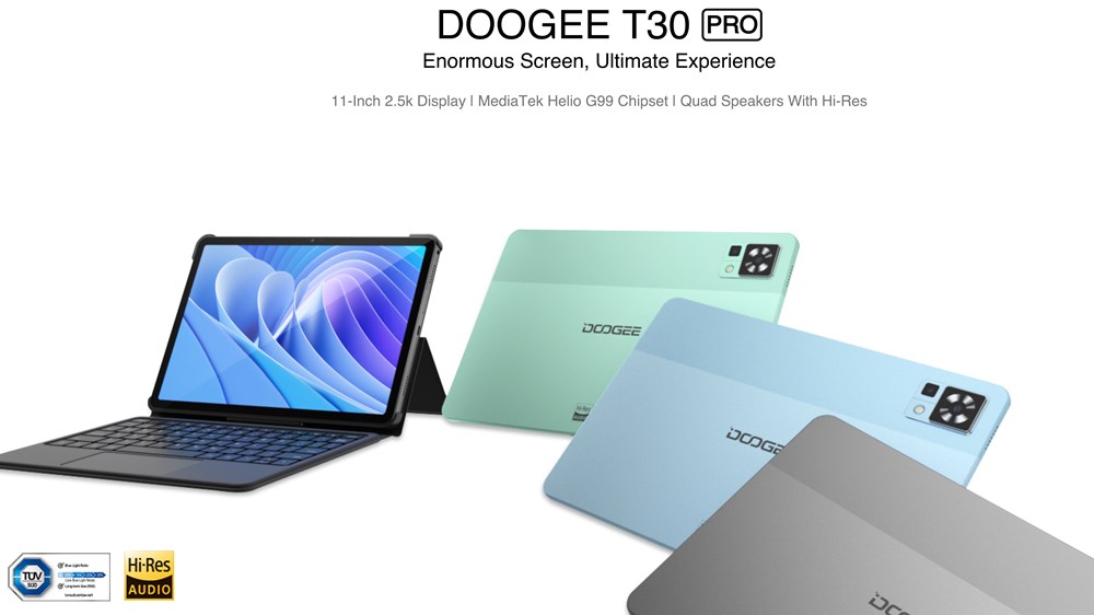 DOOGEE T30 Proのスペック・対応バンドまとめ！Helio G99にWQXGA