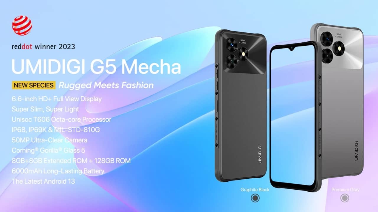UMIDIGI G5 Mechaのスペック・対応バンドまとめ！タフネスだけど