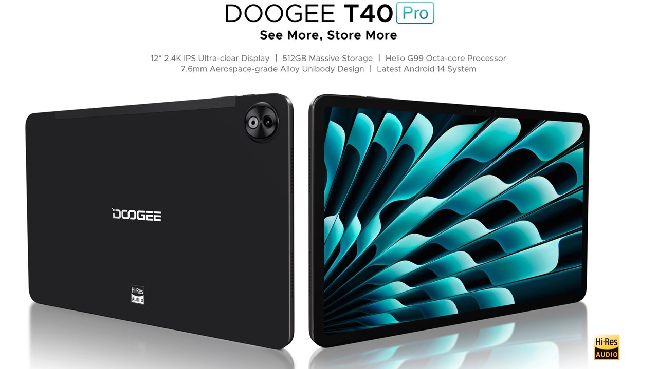 逆充電にも対応している！？12型ミドルタブ「DOOGEE T40 Pro」の