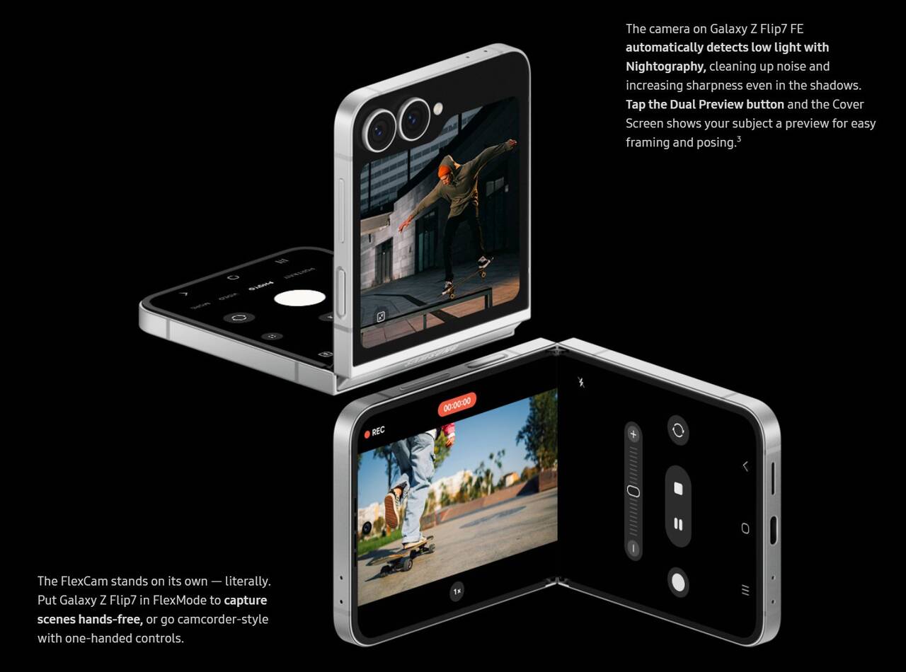Galaxy Z Flip7 FEのスペックまとめ！価格が約3万円安い廉価版の縦折り