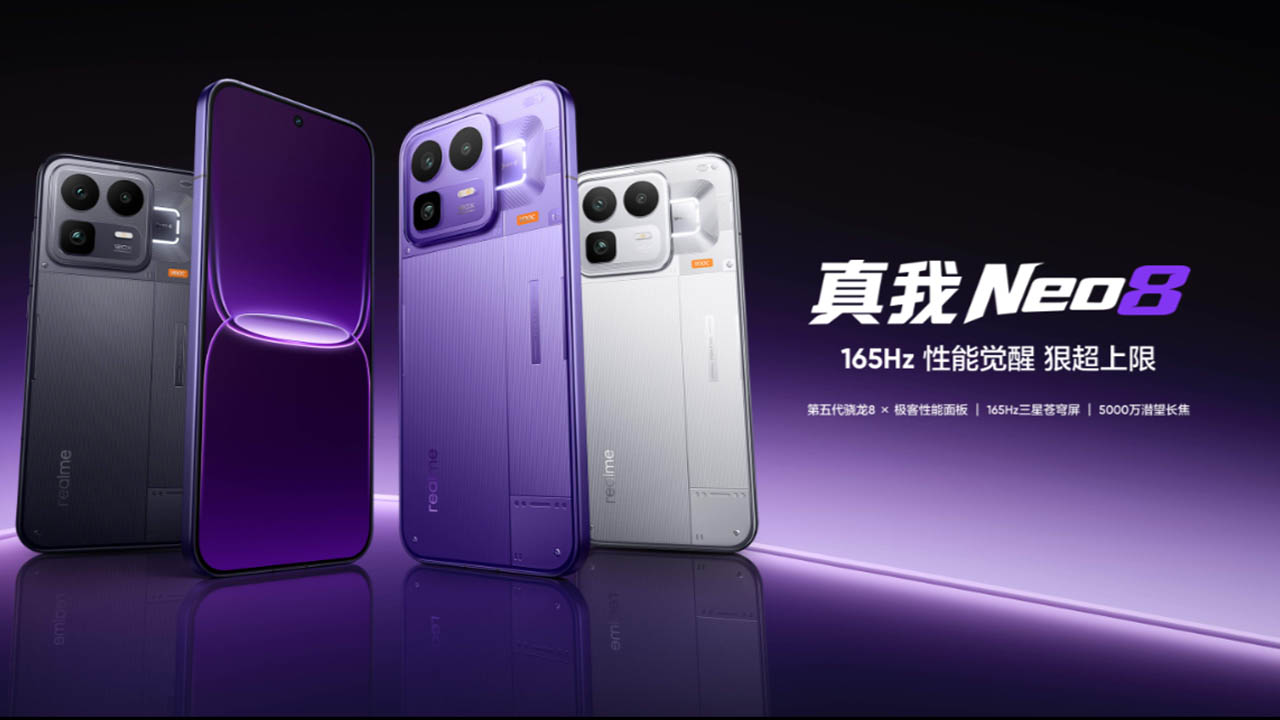 realme Neo8」発表！Snapdragon 8 Gen 5搭載のゲーミングスマホ！165Hz