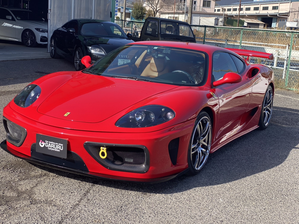 フェラーリ360モデナ・CERAMIC PROコーティング！！！｜三重の