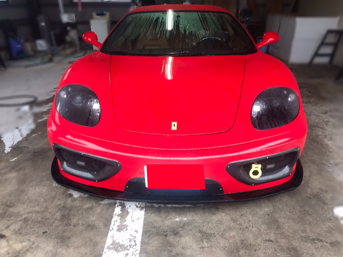 フェラーリ360モデナ・CERAMIC PROコーティング！！！｜三重の