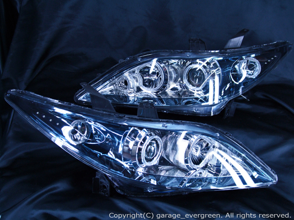 美品□HID付 RR1～4エリシオン前期中期イカリングヘッドライトEG