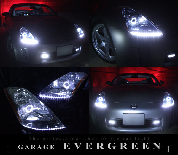 Z33 フェアレディZ 前期 純正加工 ヘッドライト 8000K 社外バーナー