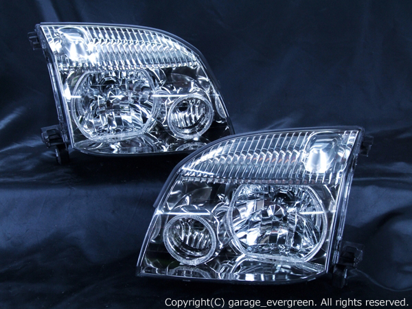 T30系 エクストレイルX-TRAIL ドレスアップヘッドライト クリスタル&4