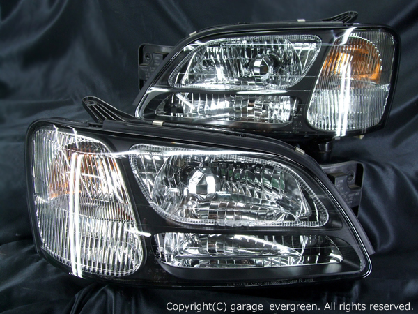 BE/BH/B4 レガシィ 前期 A・B・C型 ヘッドライト 白イカリング