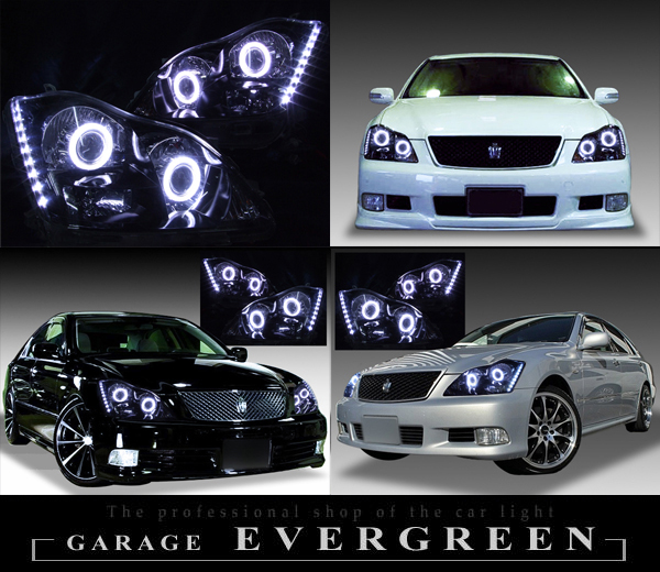 18系 クラウン アスリート 純正HID車用 AFS有り車 純正ドレスアップ