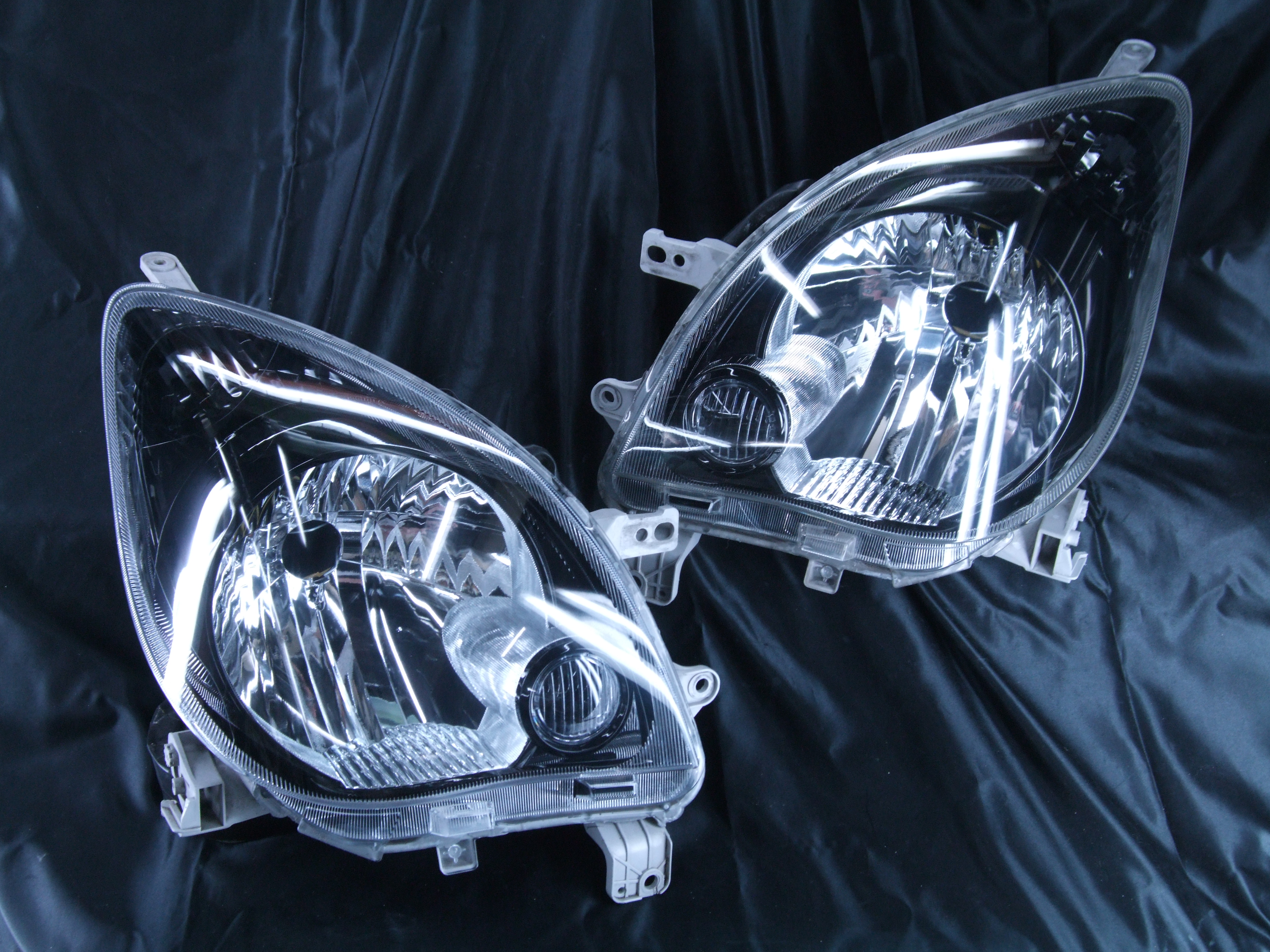 L275V ミラ ハロゲン インナー塗装 塗り分けブラッククロム ドレス