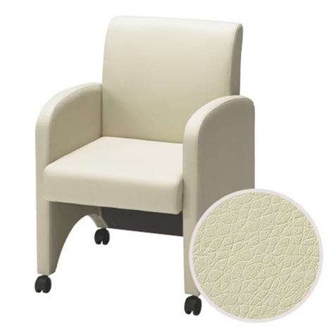 役員家具 一人掛けソファ チェアNX-UP01 ラウンジチェア キャスター