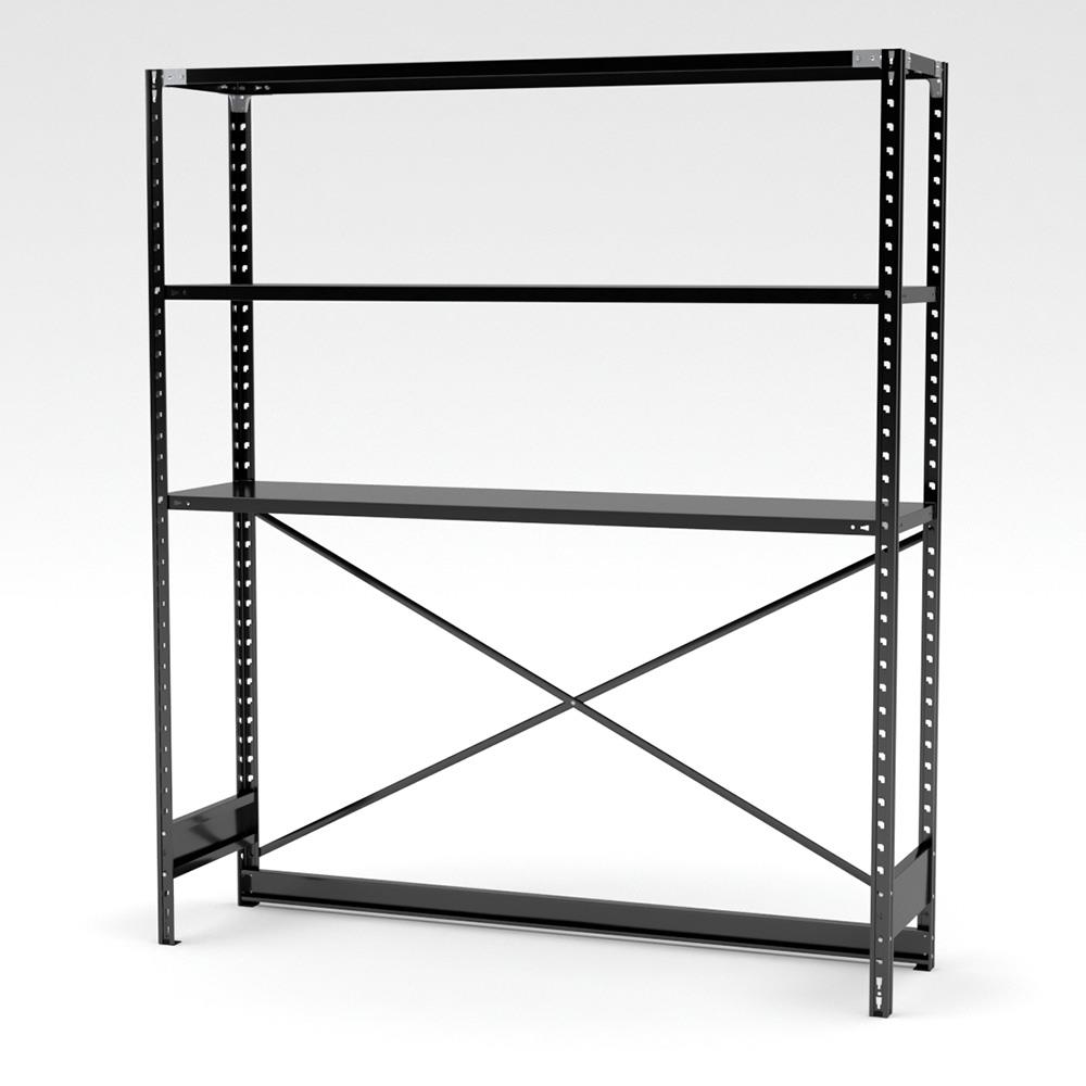 抗菌ABラック 下段開放タイプ 幅151.2×奥行46.2×高さ210cm (スチール