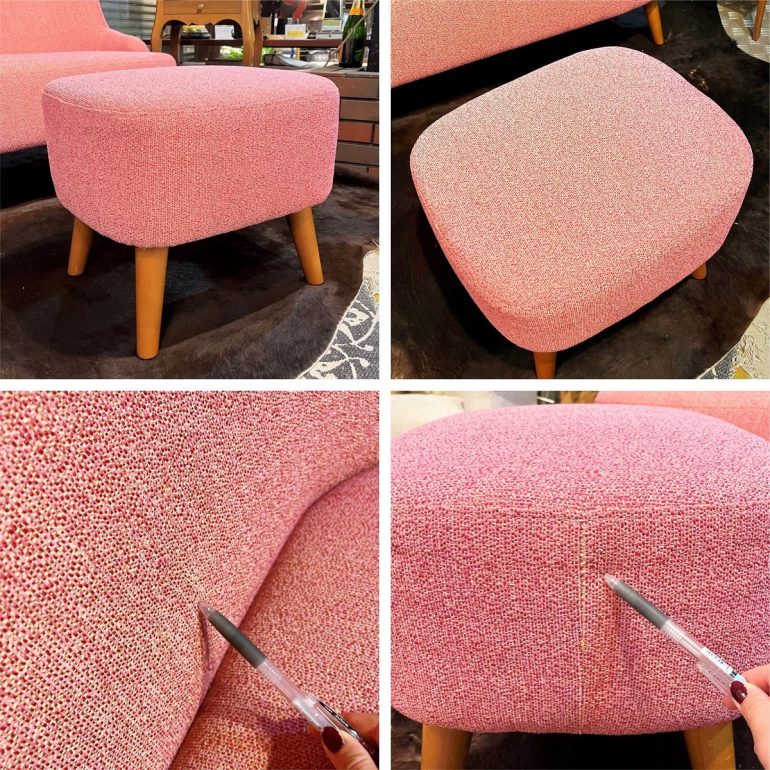 ウニコ/unico ソフィー SOPHIE 2シーター ソファ オットマン付き