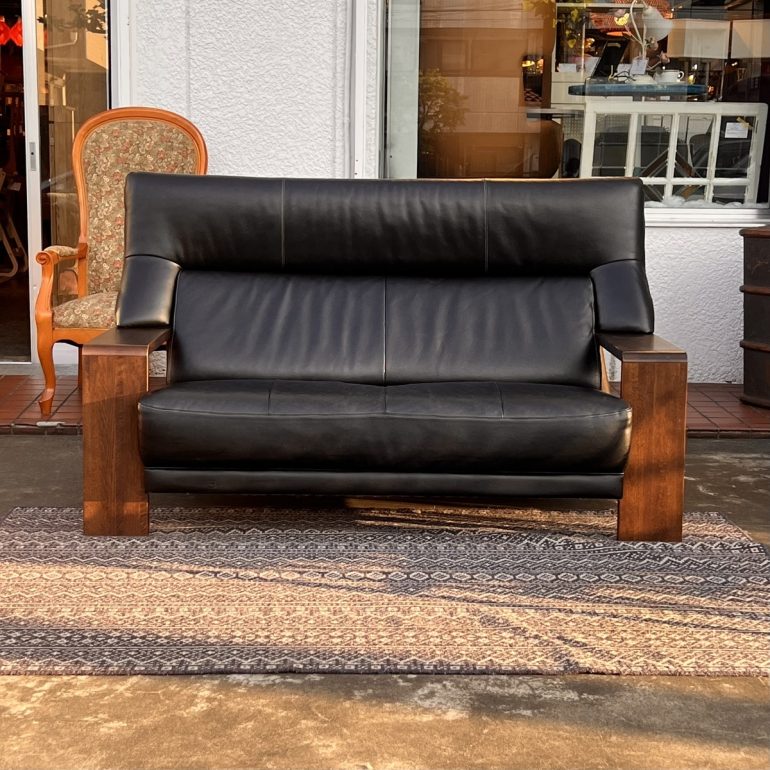 karimoku/カリモク チターノ ダンテ W15012 ソファ ブラック W155 2人