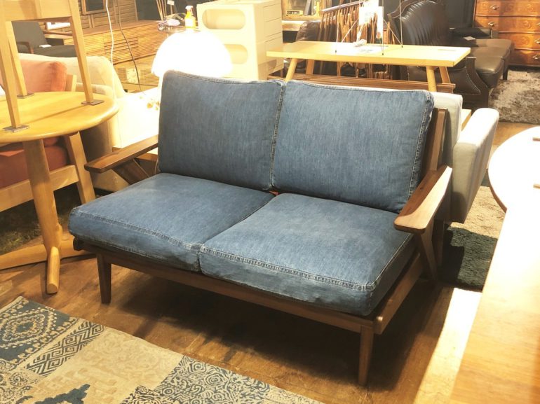 unico ウニコ SWELLA スウェラ 二人掛け デニム デニム生地 ソファ