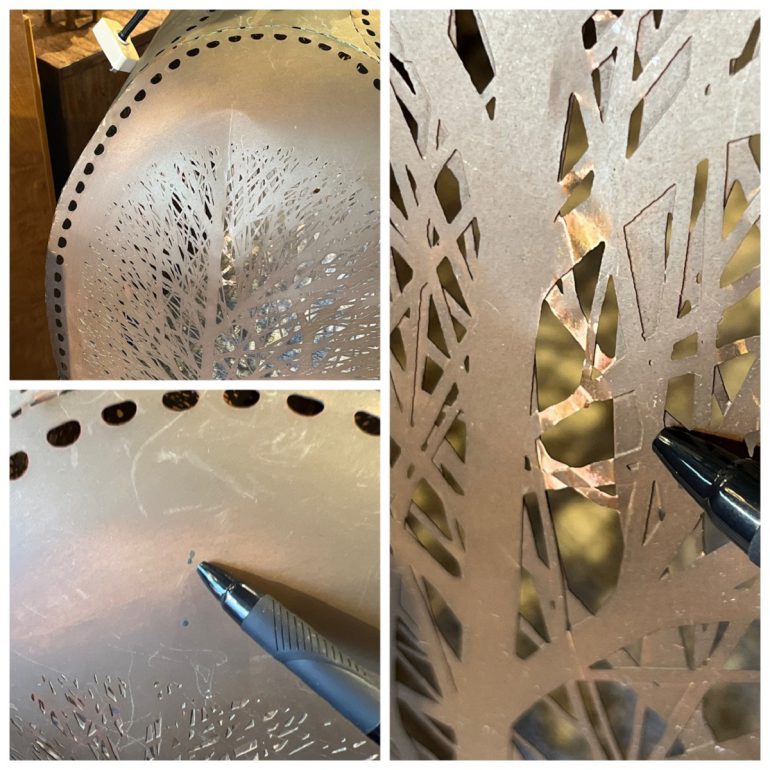 YAMAGIWA/ヤマギワ 1970s 鶴岡鉦次郎 AKAGANE ペンダントランプ