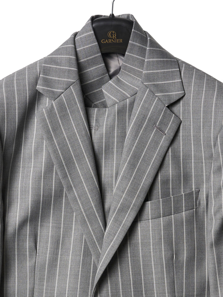 決算セール限定価格】【残り僅か】チョークストライプ柄2BS