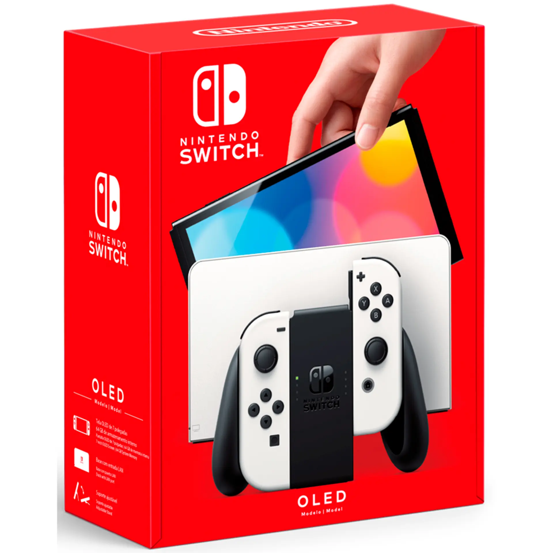 Console Nintendo Switch OLED 64GB 2 Controles Sem Fio Joy-Con