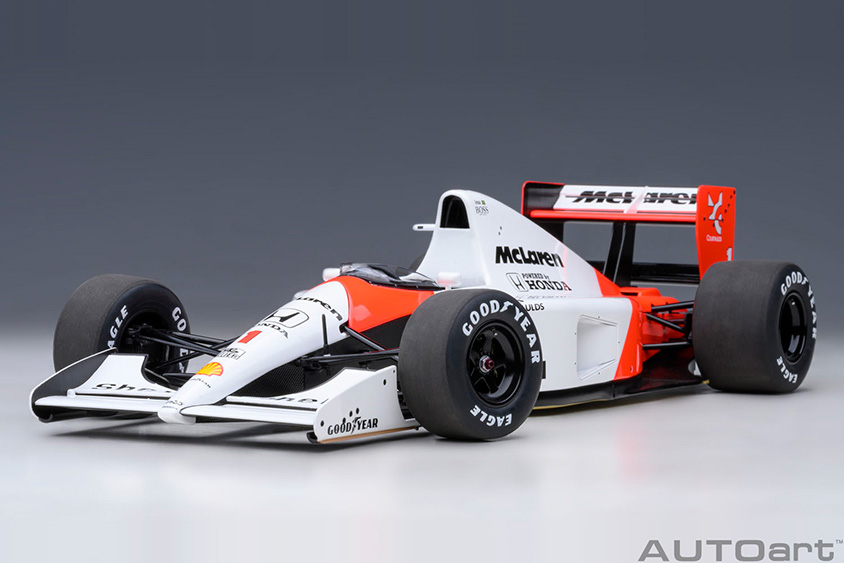 ミニカー】マクラーレン ホンダ MP4/6 セナのF1チャンピオンマシンを