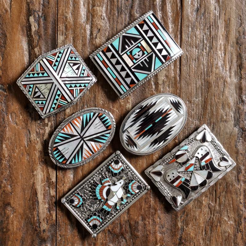 ズニ族 Cletus Boone インレイバックル｜マライカ公式通販