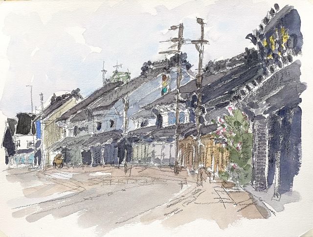 町並彩歩～伊藤 隆のスケッチ～ 日本各地の風景（北陸地方）