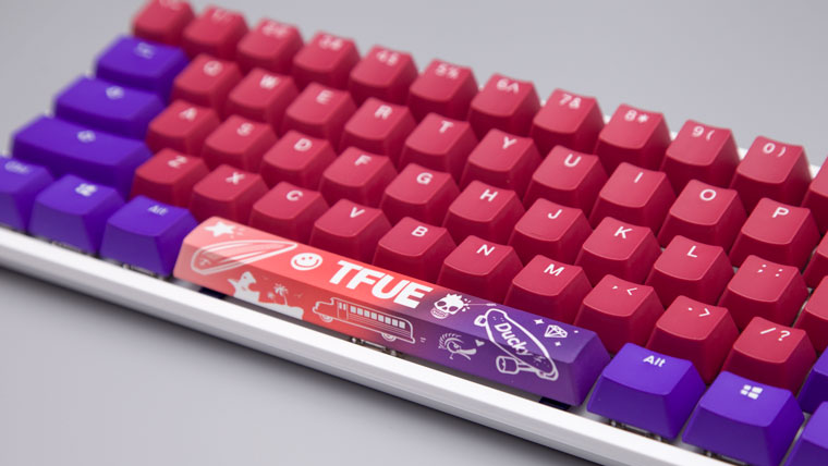 レビュー】Ducky x Tfueコラボキーキャップをゲット！スペースバーが