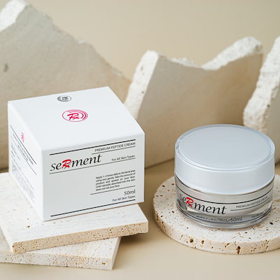 まーちゃんさま セルマン プレミアムペプチドクリーム Qoo10] SERMENT