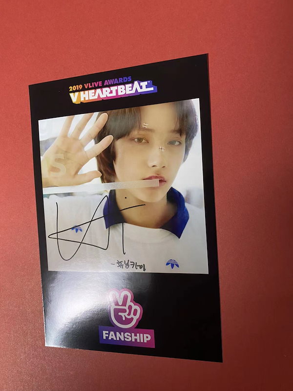 TXT 2019 VLIVE HEARTBEAT ポストカード
