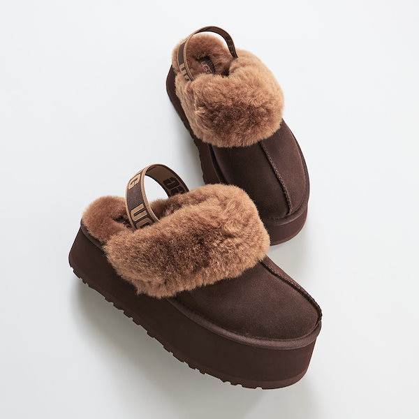 Qoo10] UGG サンダル ファー ファンケット レディー
