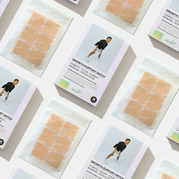 Qoo10] Hautuki 成長サポートパッチ（1ヶ月分・30枚入り