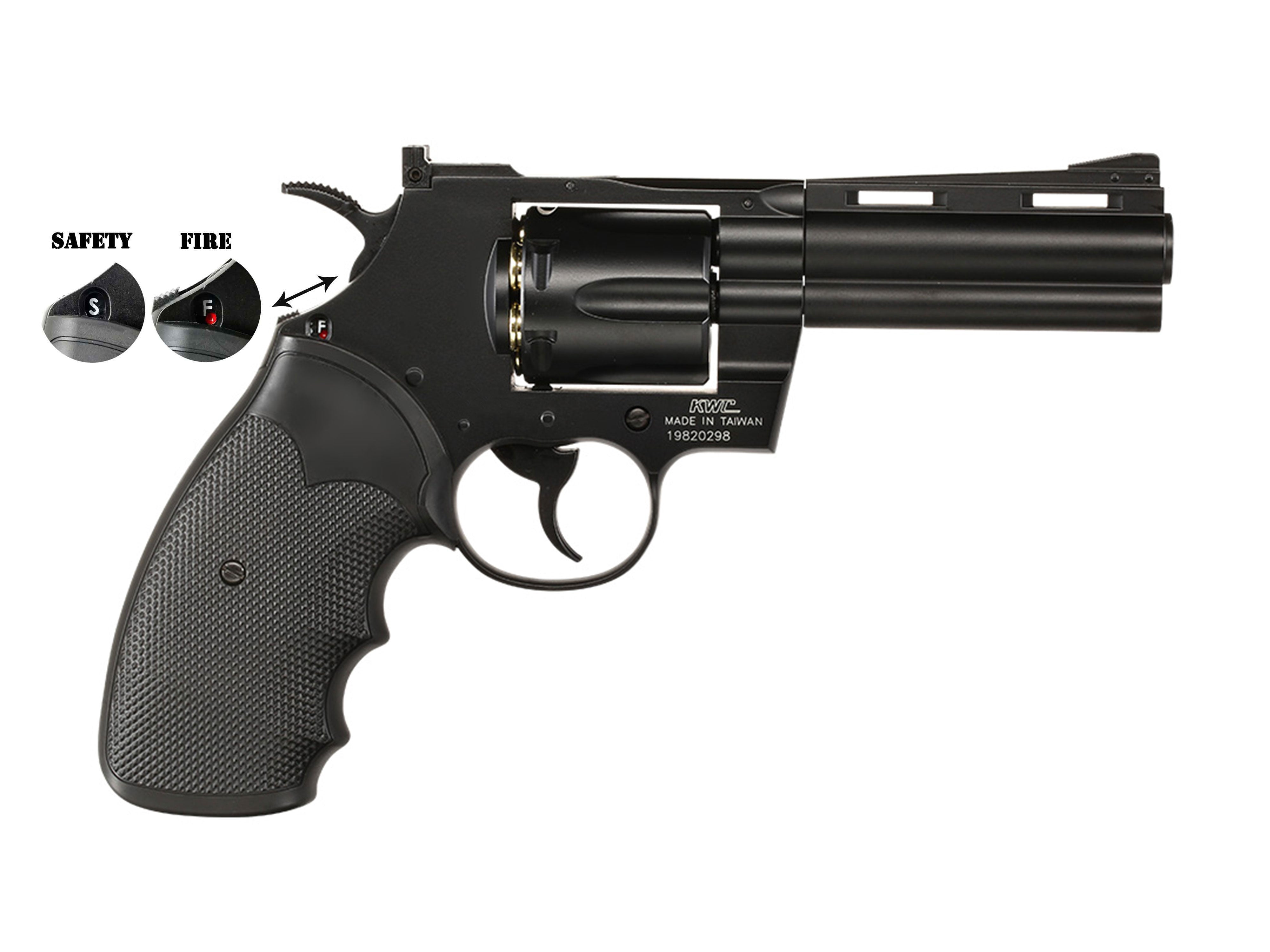 KWC コルト パイソン 357 4インチ CO2ガスリボルバー メタルパーツ