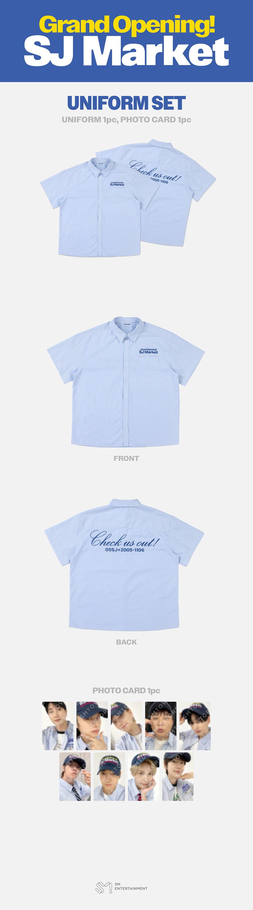 予約/送料無料】[UNIFORM SET] SUPER JUNIOR 20TH ANNIVERSARY POP-UP