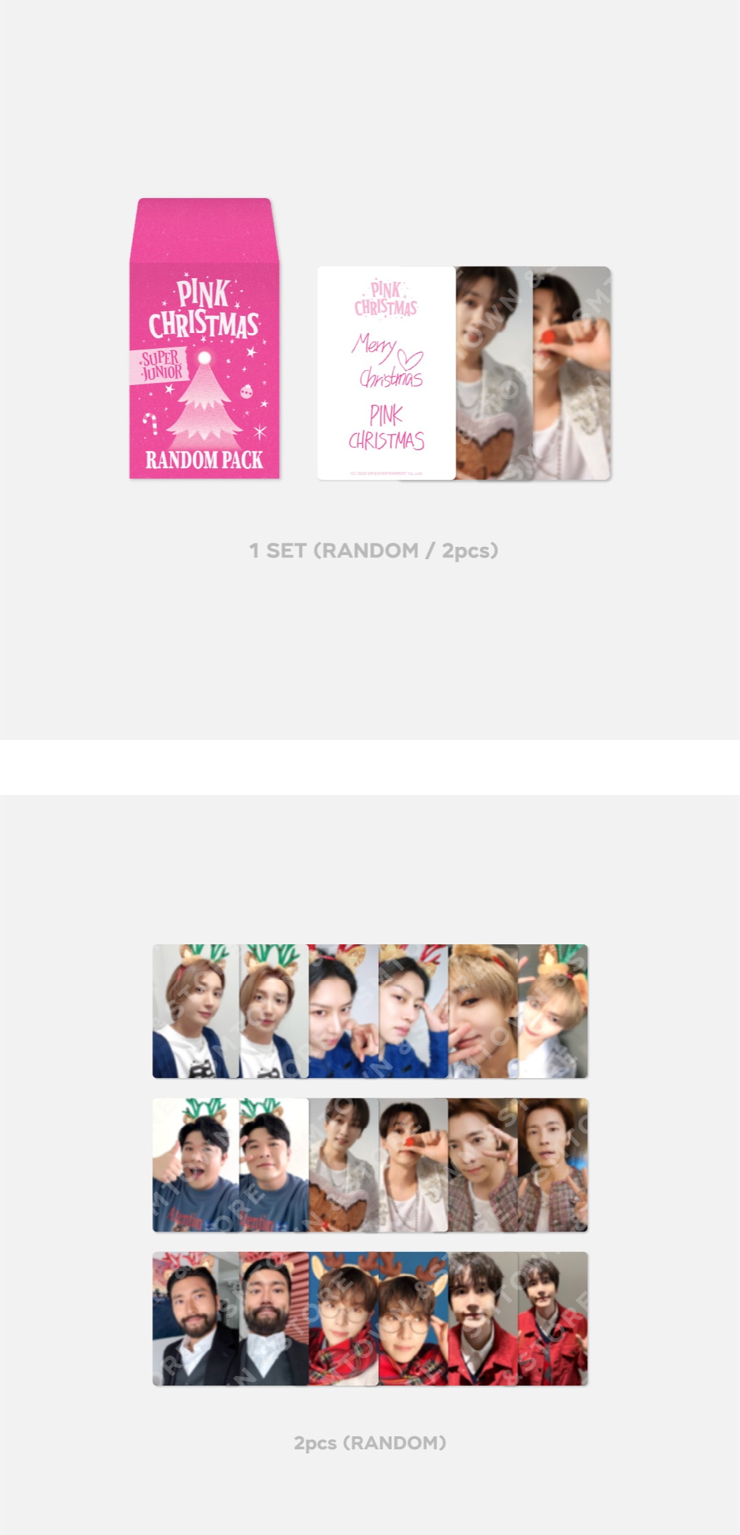 PINK CHRISTMAS クリスマス トレカ super junior SUPER JUNIOR SUJU