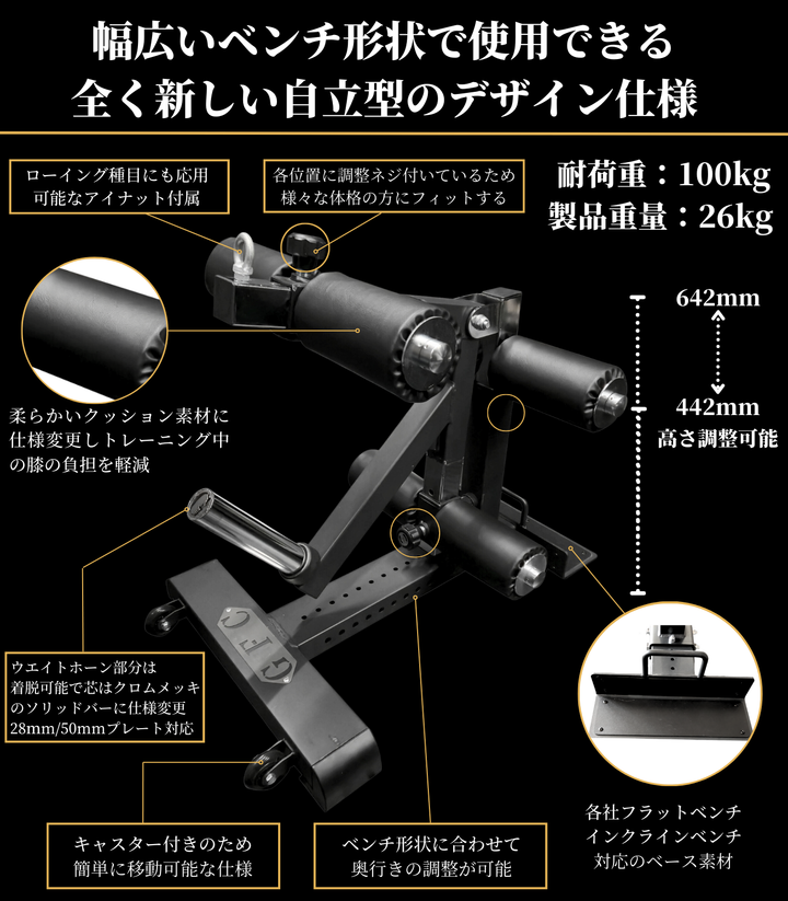 GFC 自立型 レッグストレングス – GentlemanFitnessClub