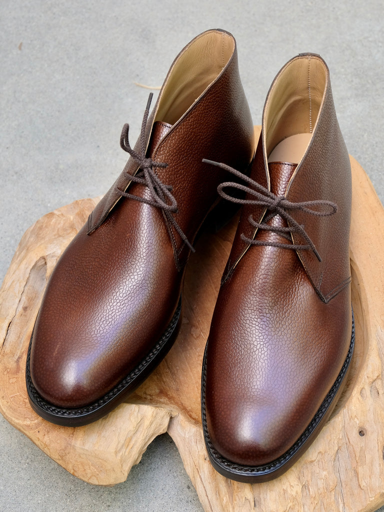 Crockett & Jones Chiltern in Dark Brown Scotch Grain Calf