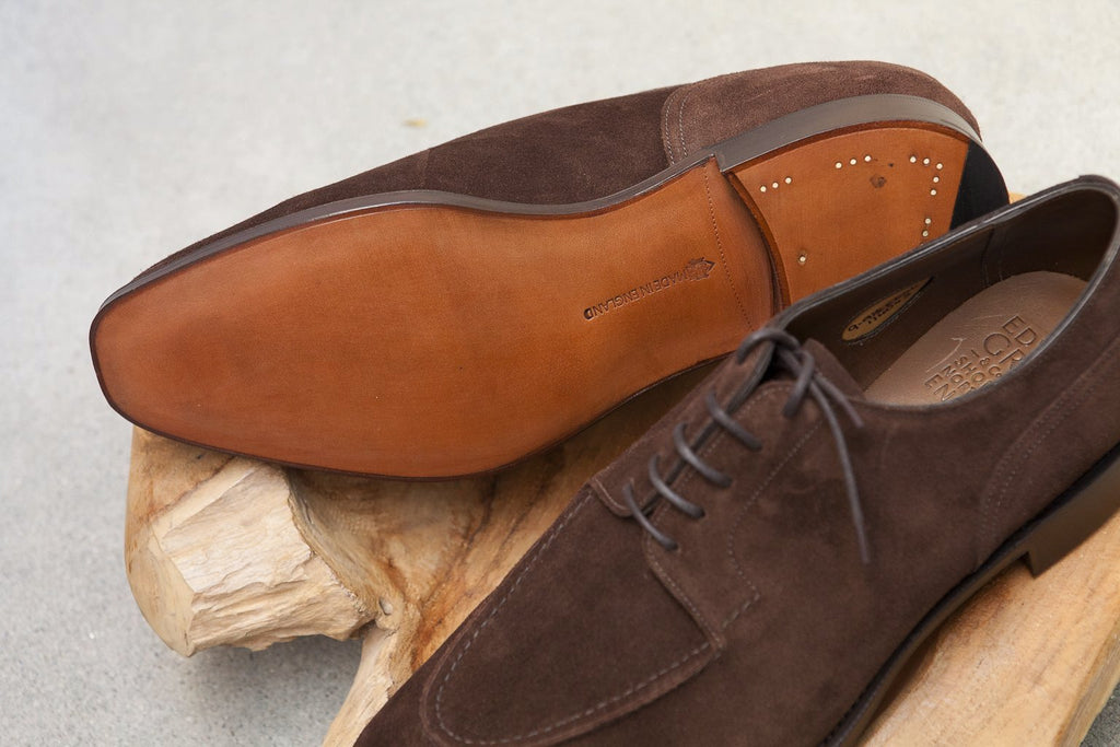Edward Green Dover in Mink Suede – Gentlemens Footwear