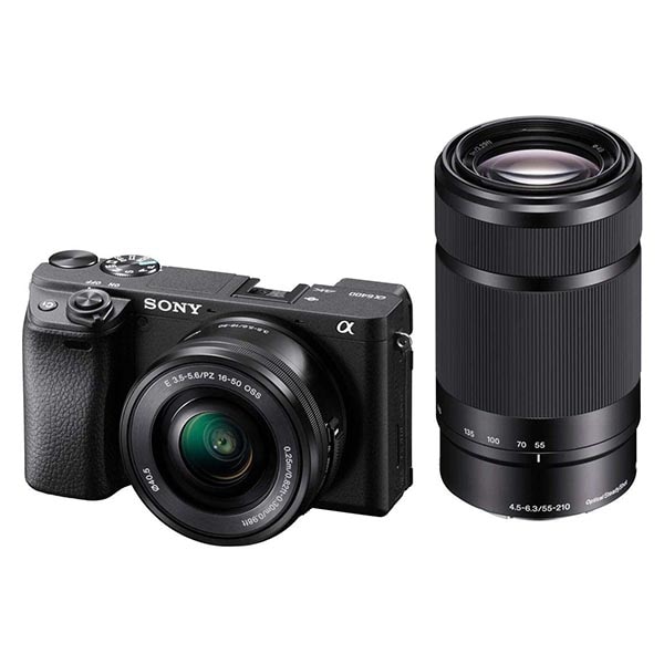 SONY ミラーレス一眼カメラ α6400 ダブルズームレンズキット ブラック
